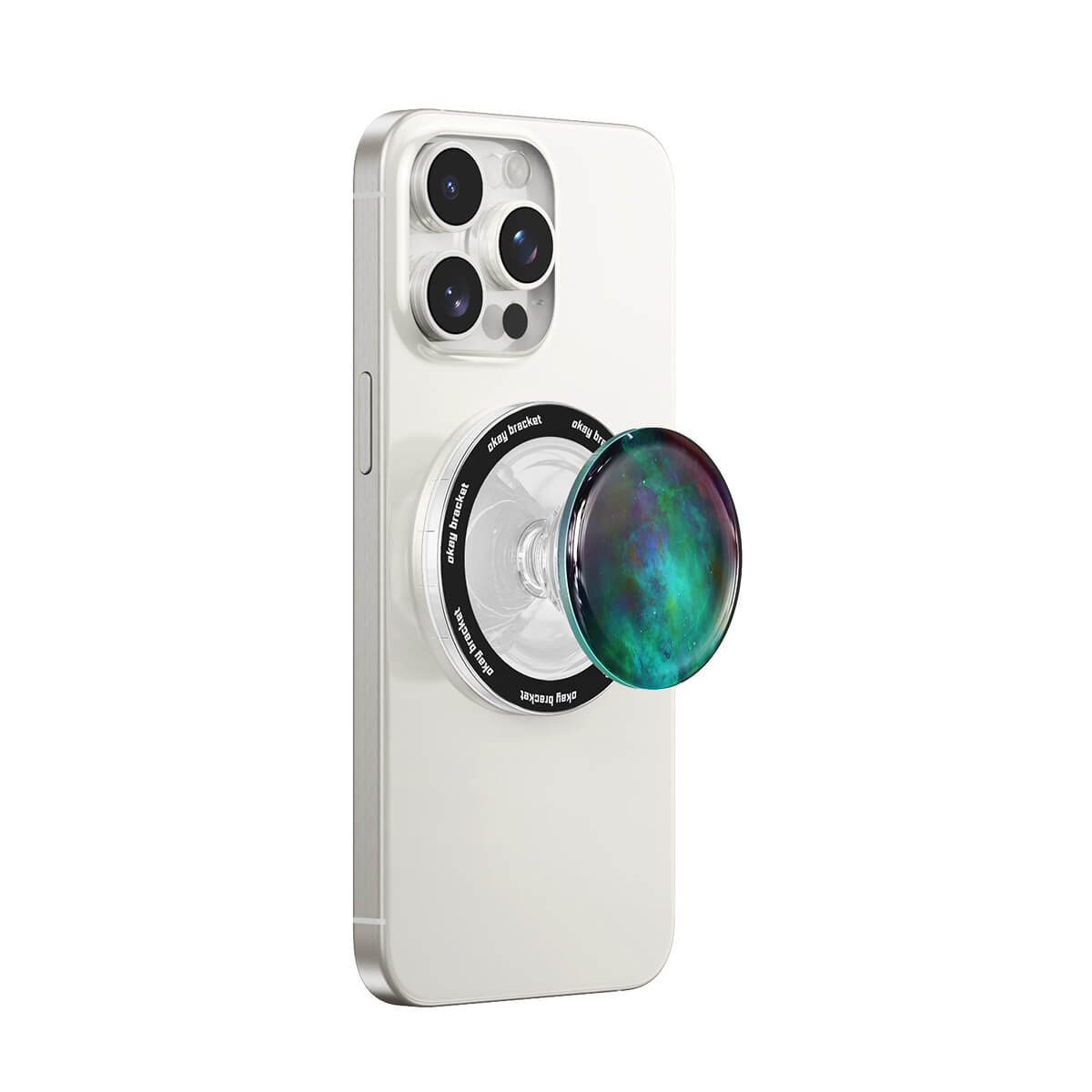 Green Pluto Nebula | Air Bag Grip For MagSafe