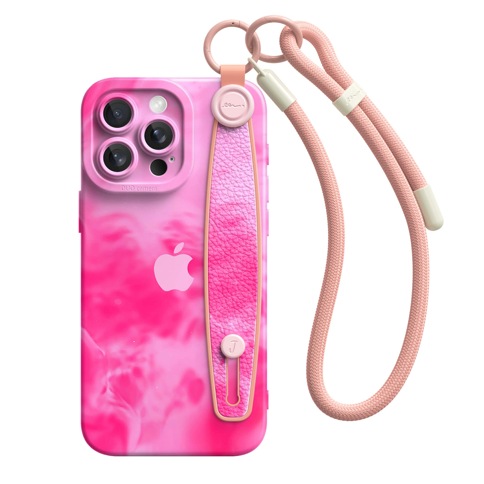 Pink Lava | iPhone Series Multifunctional Wristband Case
