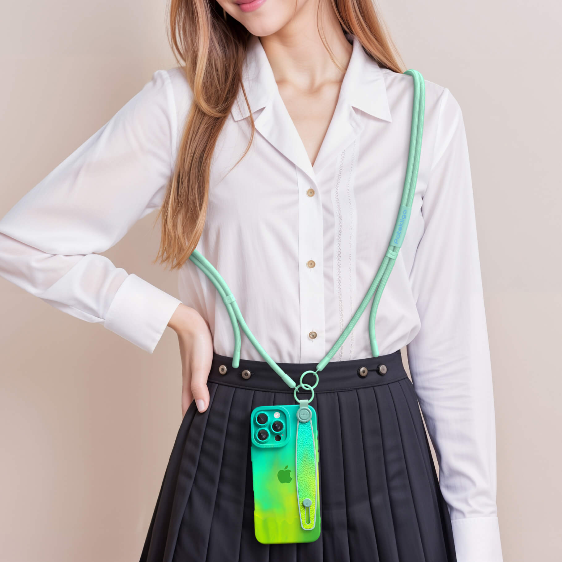 Northern Lights | iPhone Series Multifunctional Wristband Case
