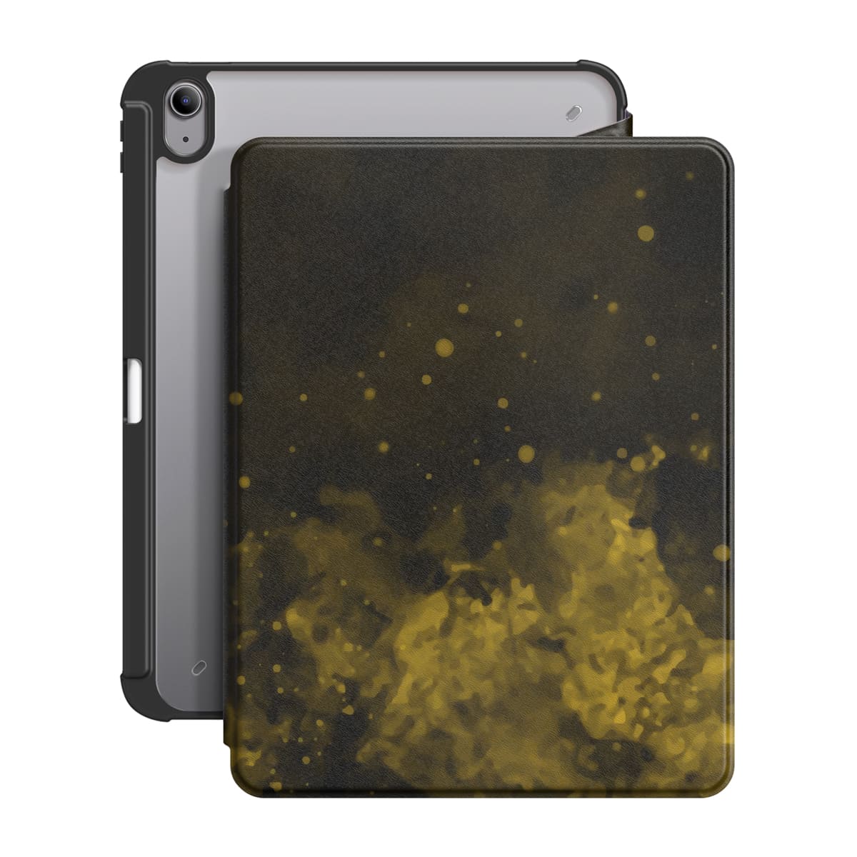 Black&Yellow | iPad Series Snap 360° Stand Impact Resistant Case