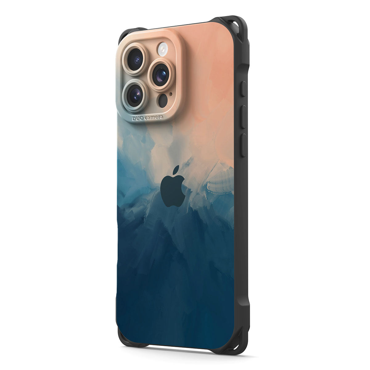 Beige Blue | iPhone Series Ultra Impact Resistant Protective Case