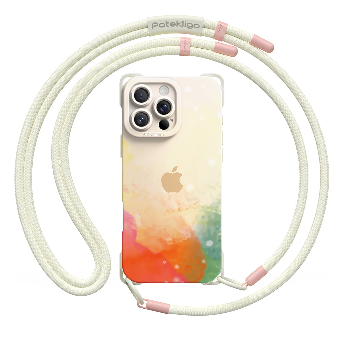 Sputte Green Orange Powder | iPhone Series Ultra Impact Resistant Protective Case