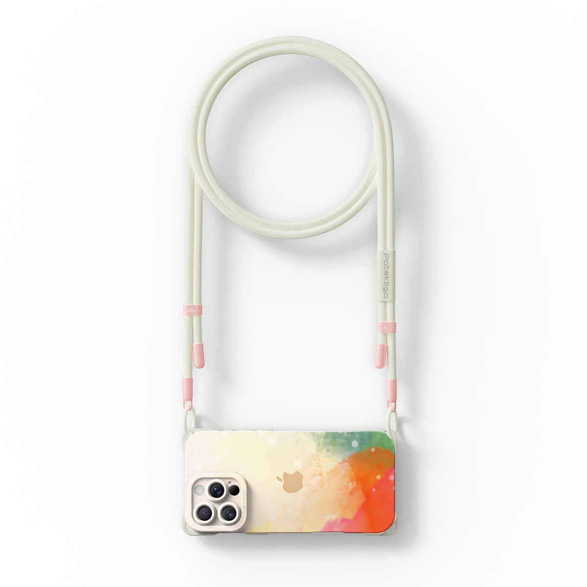 Sputte Green Orange Powder | iPhone Series Ultra Impact Resistant Protective Case