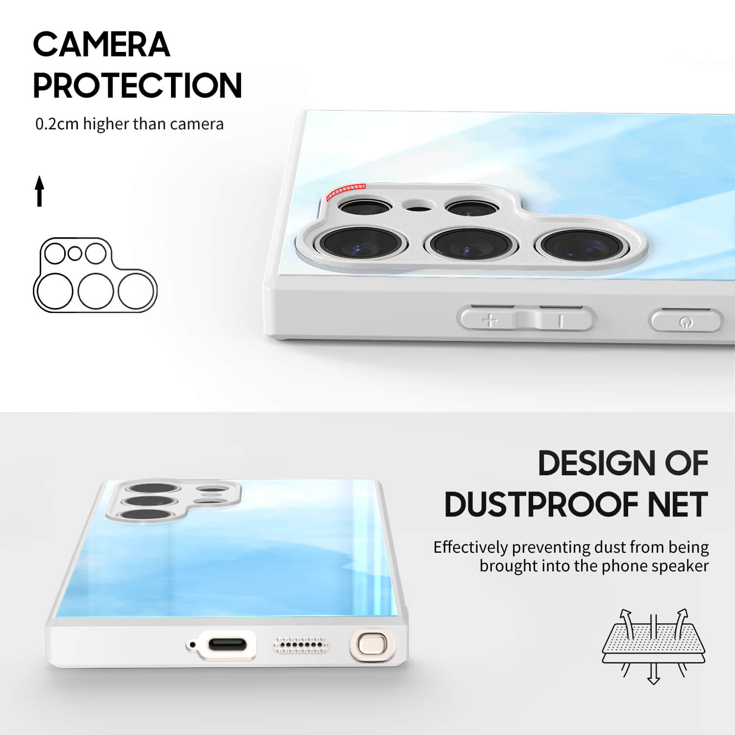 Light Powder Blue | Samsung Series Impact Resistant Protective Case