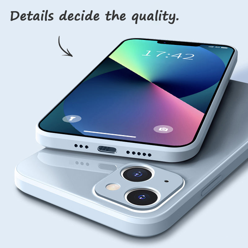 Black | Tempered Glass Phone Case