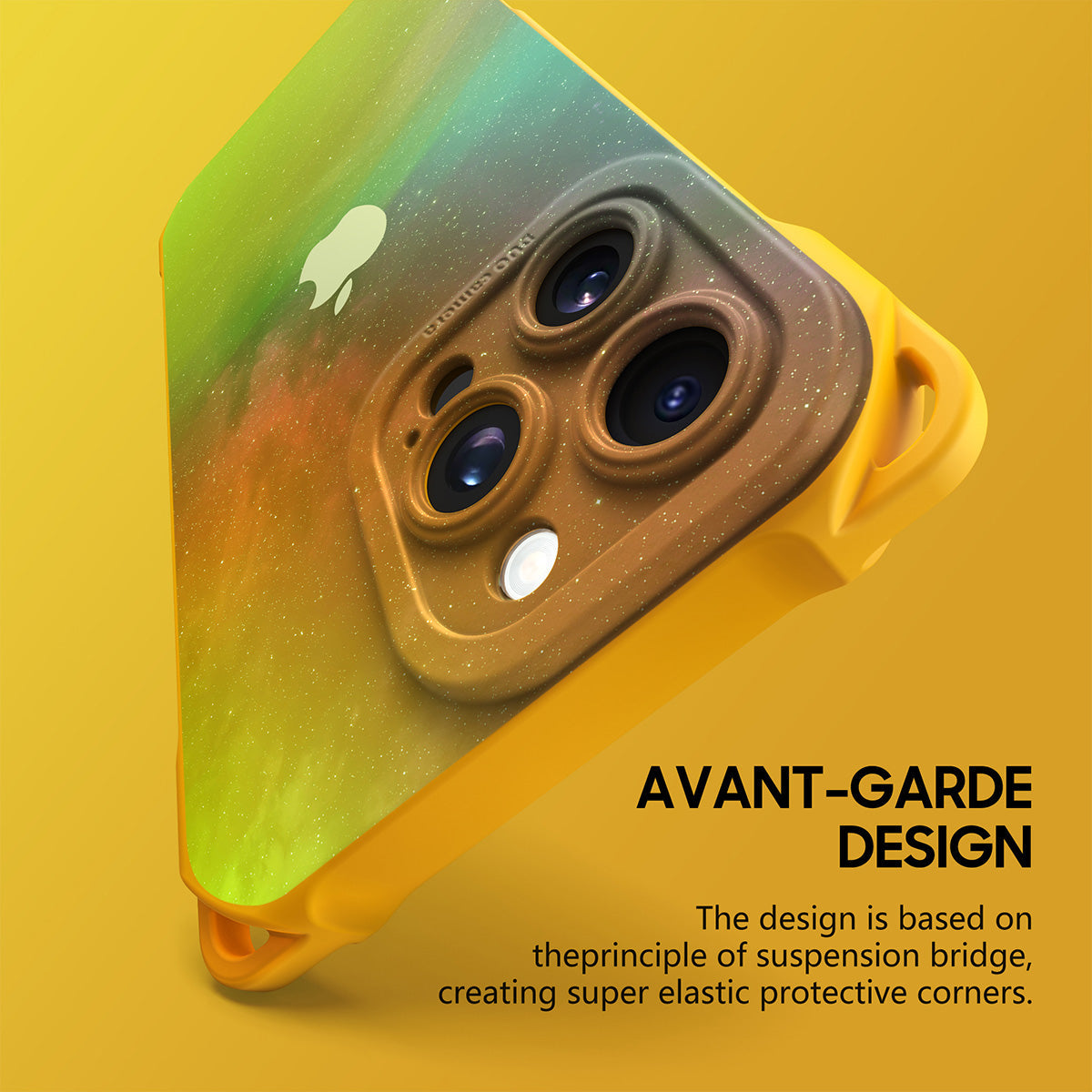 Polar-Green to Yellow | iPhone Series Ultra Impact Resistant Protective Case