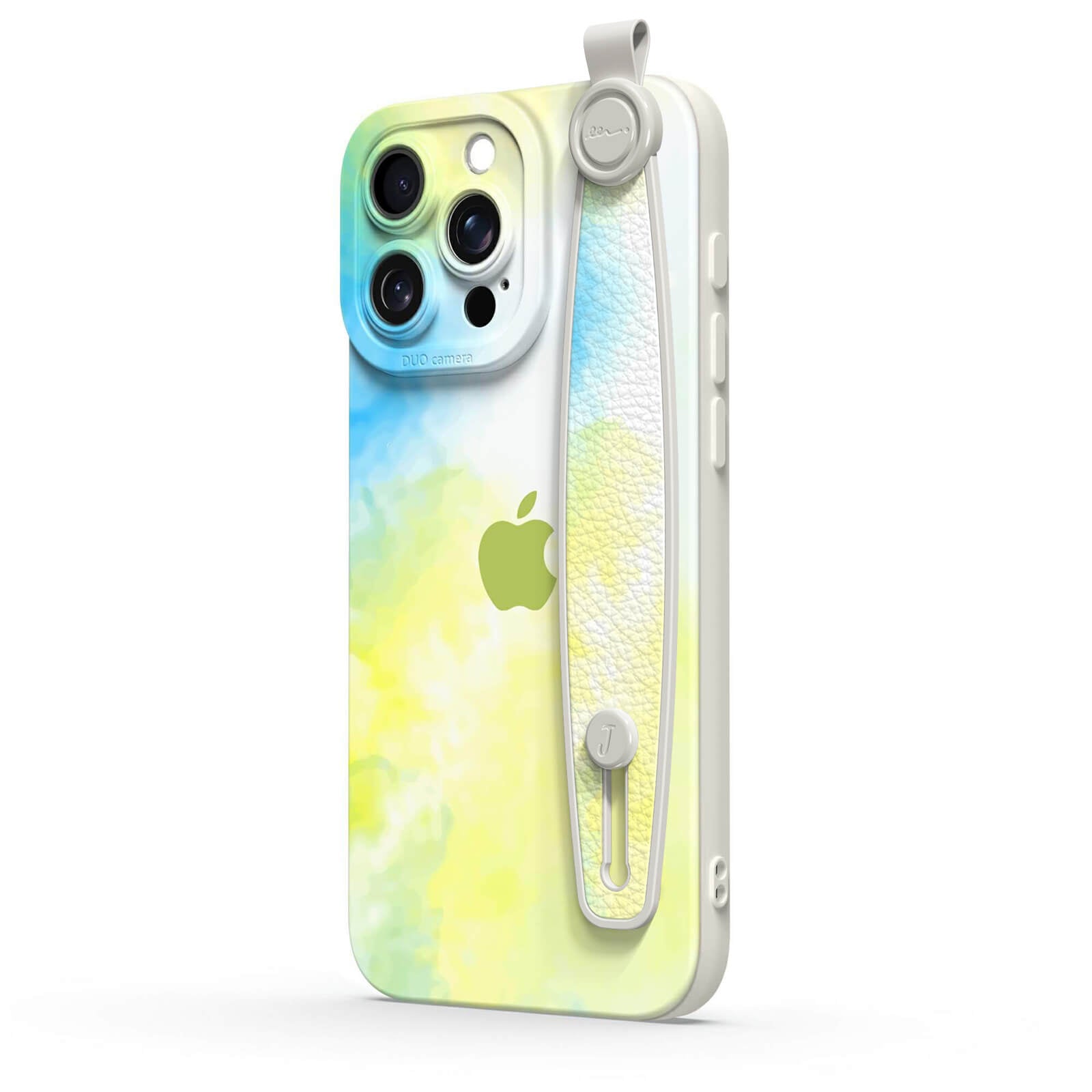 Yellow Blue | iPhone Series Multifunctional Wristband Case