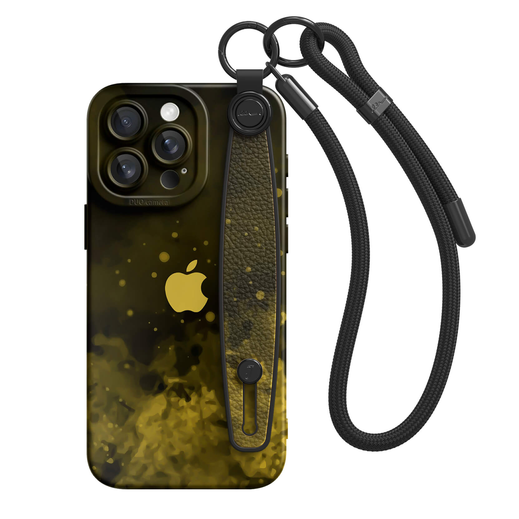 Black&Yellow | iPhone Series Multifunctional Wristband Case