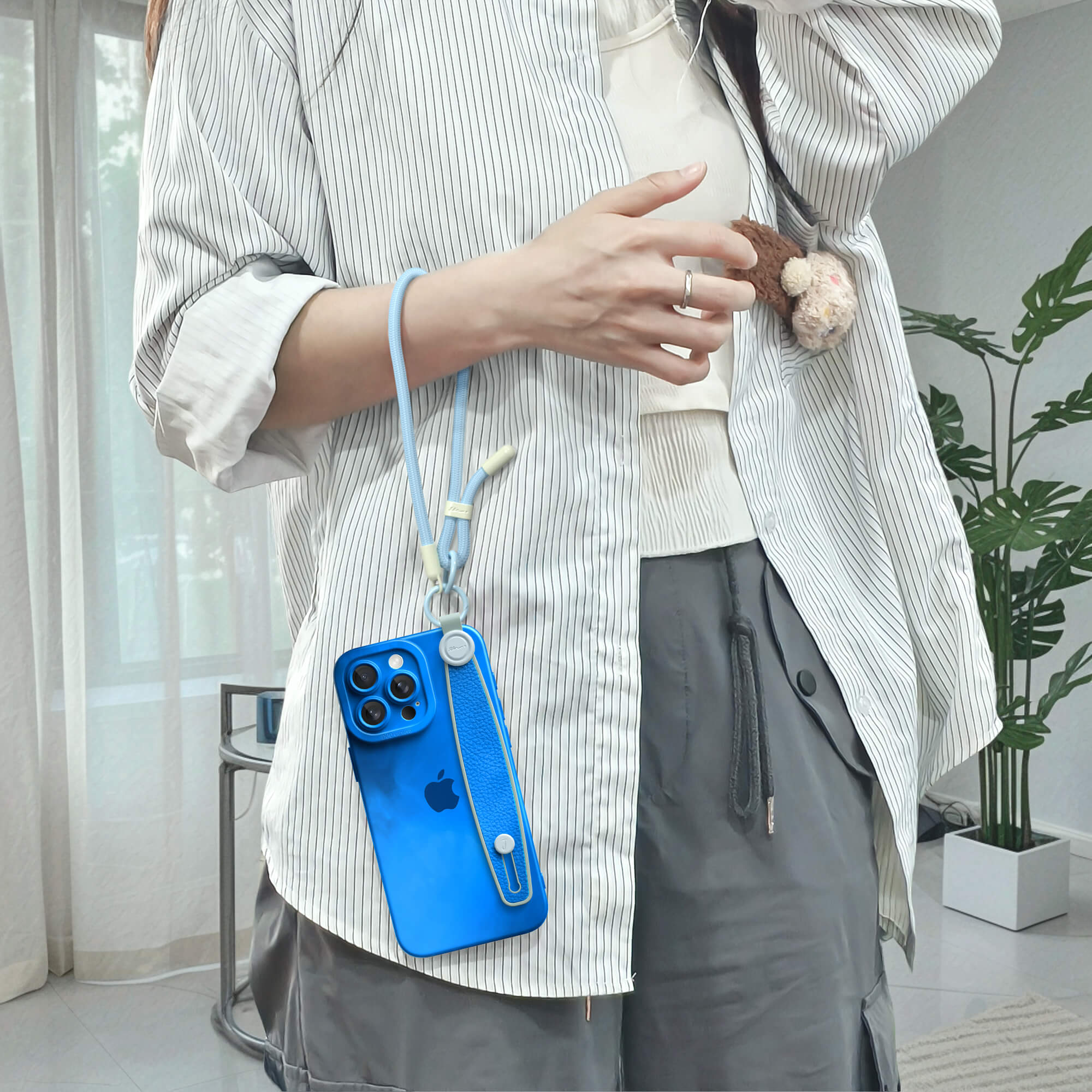 Blue Object | iPhone Series Multifunctional Wristband Case