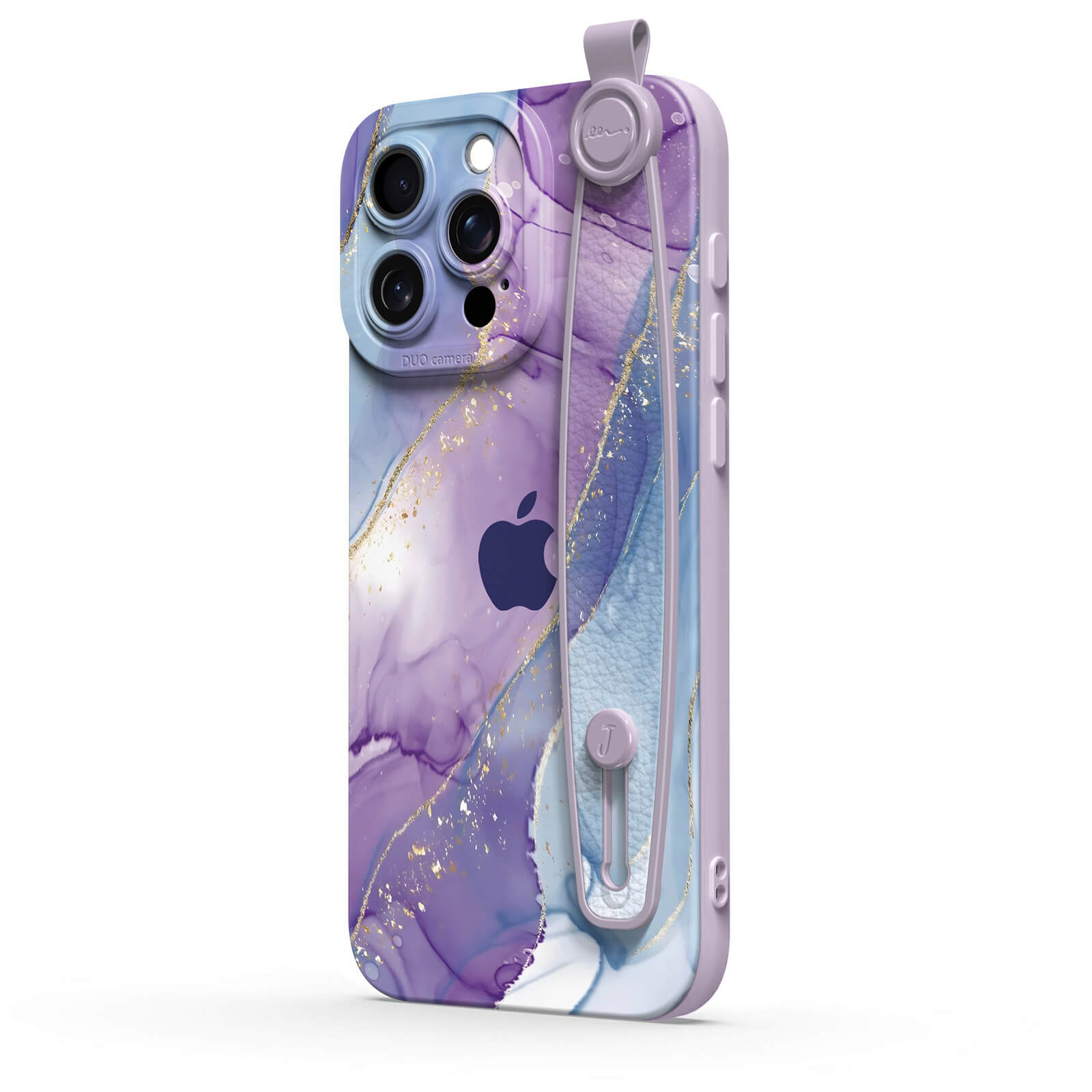 Purple Blue Gilt | iPhone Series Multifunctional Wristband Case