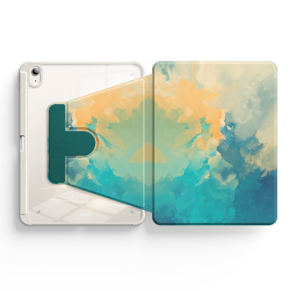 Swamp Green | iPad Series Snap 360° Stand Impact Resistant Case