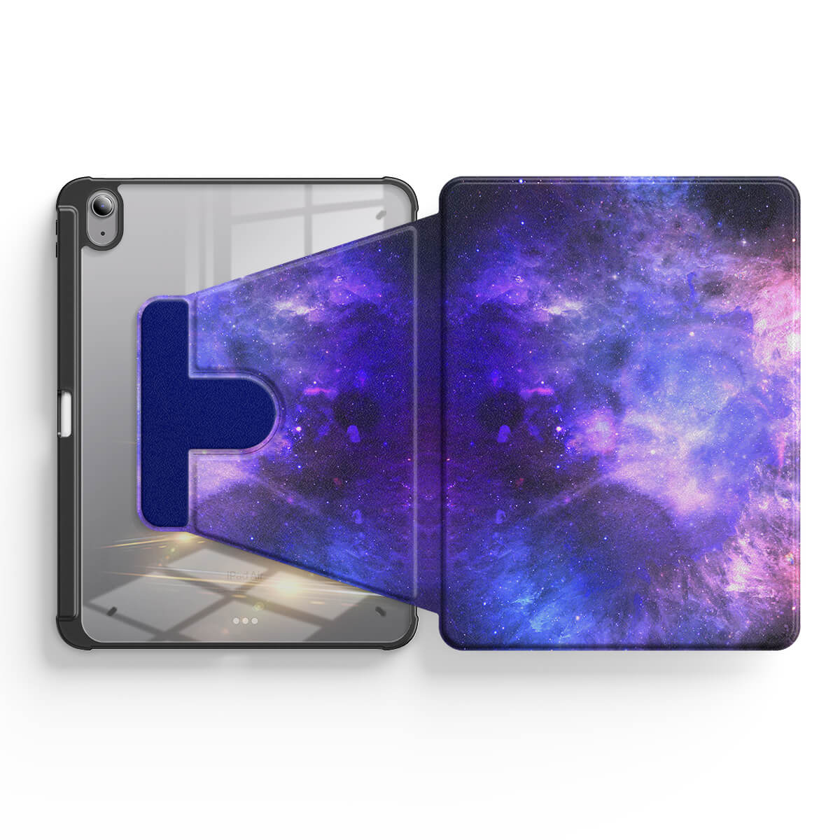 Blue-Purple Nebula | iPad Series Snap 360° Stand Impact Resistant Case
