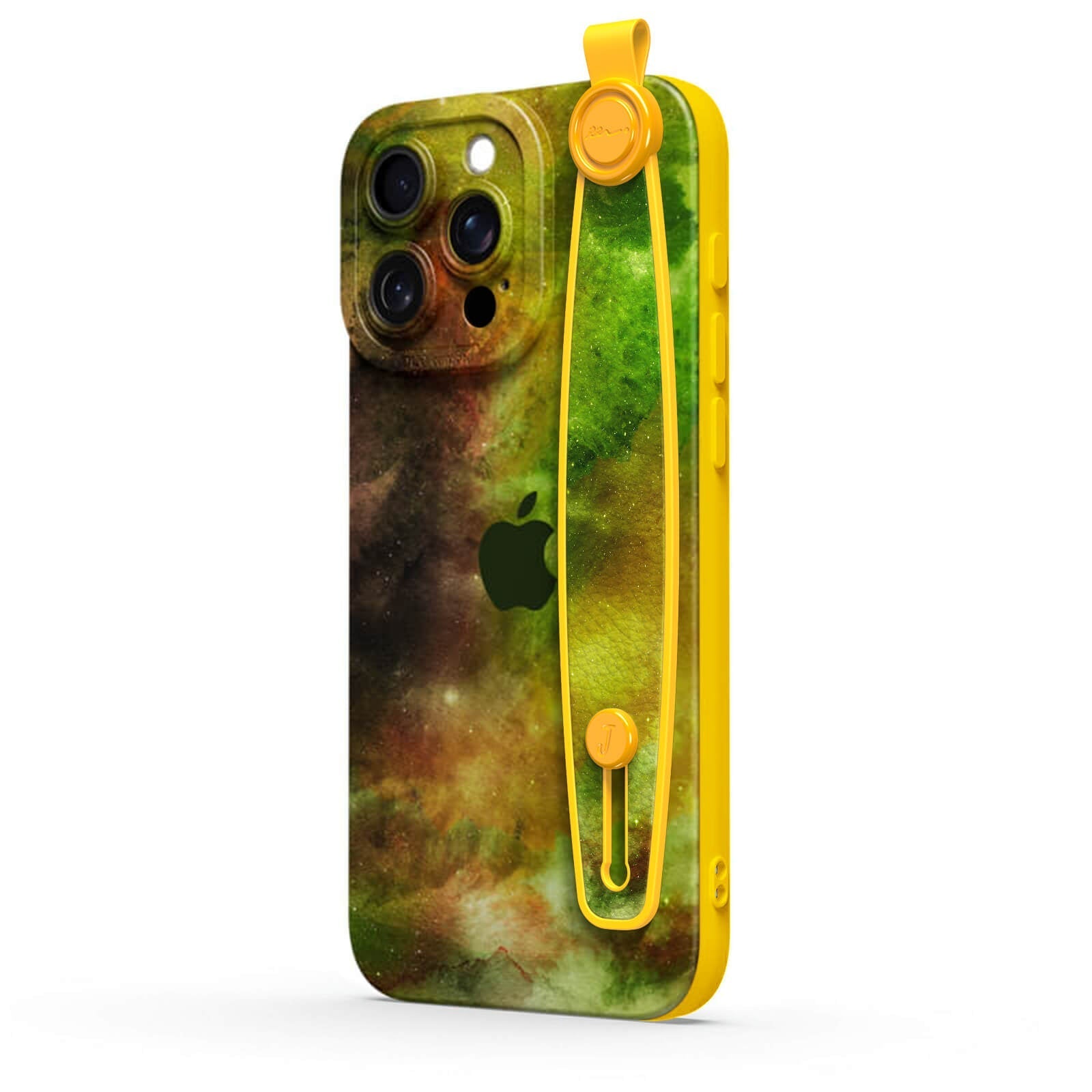 Yellow-Green Nebula | iPhone Series Multifunctional Wristband Case