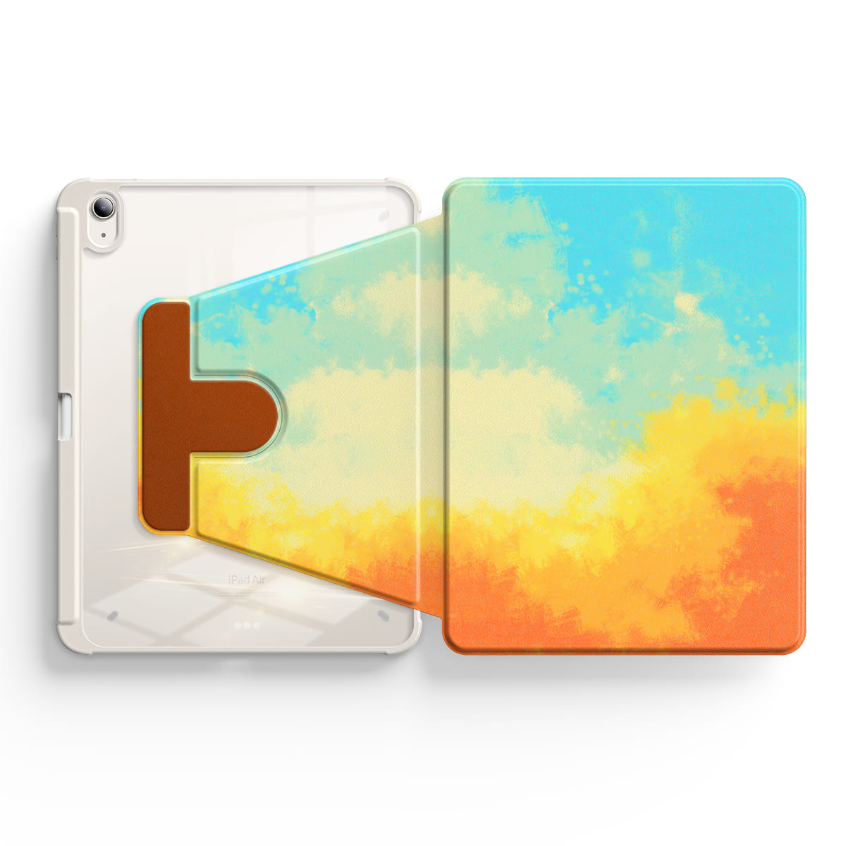 Smoke Mango | iPad Series Snap 360° Stand Impact Resistant Case