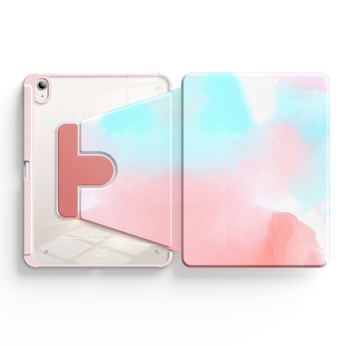 Summer Lotus Color | iPad Series Snap 360° Stand Impact Resistant Case