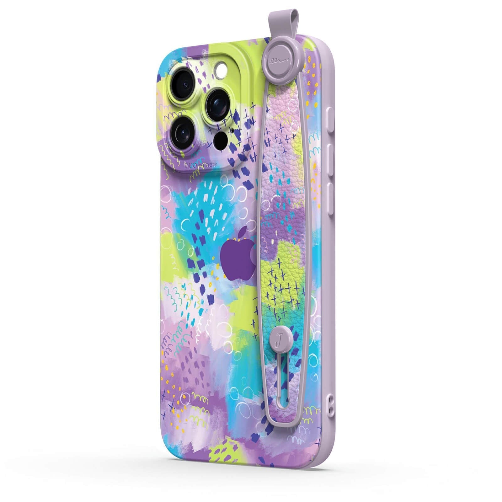 Fluttering Lavender | iPhone Series Multifunctional Wristband Case