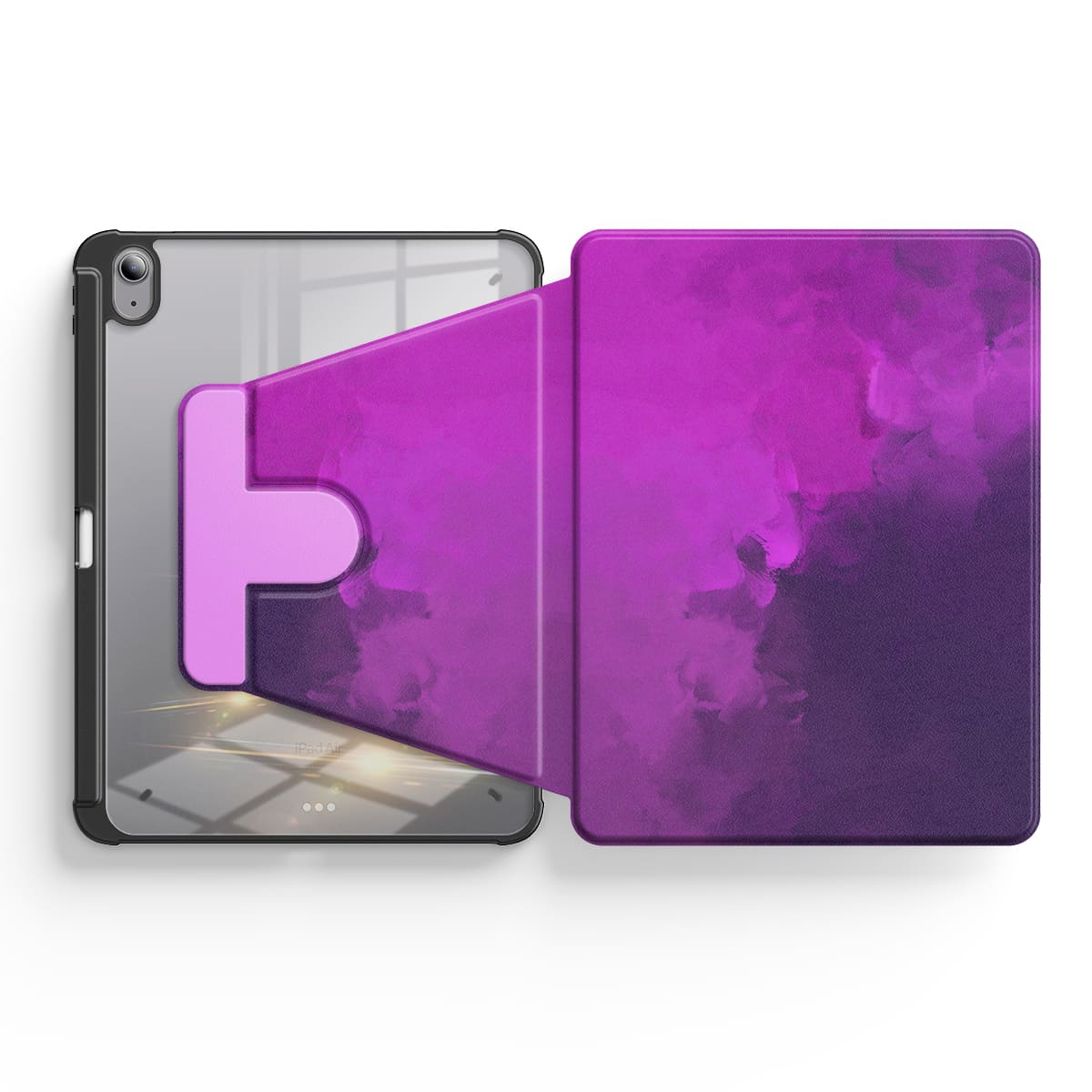 Dark Purple | iPad Series Snap 360° Stand Impact Resistant Case