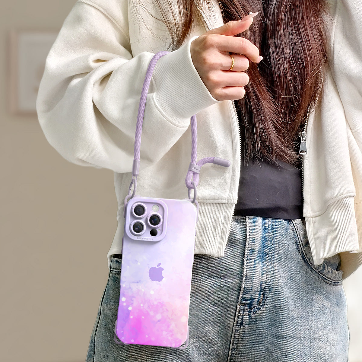 Gouache Purple | iPhone Series Ultra Impact Resistant Protective Case
