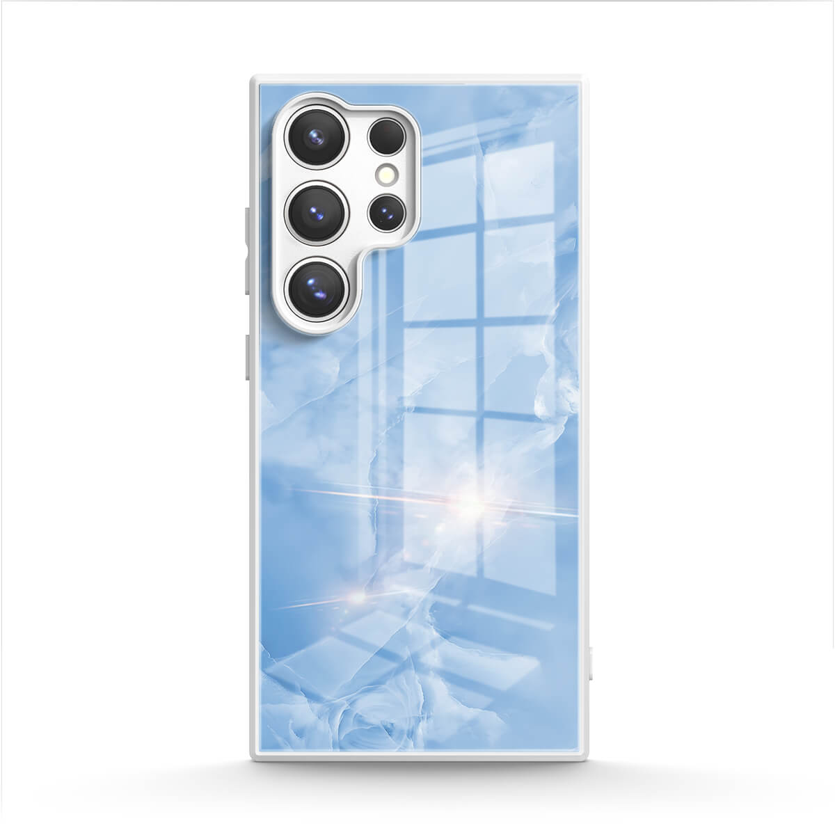 Ice Crack Blue | Samsung Series Impact Resistant Protective Case