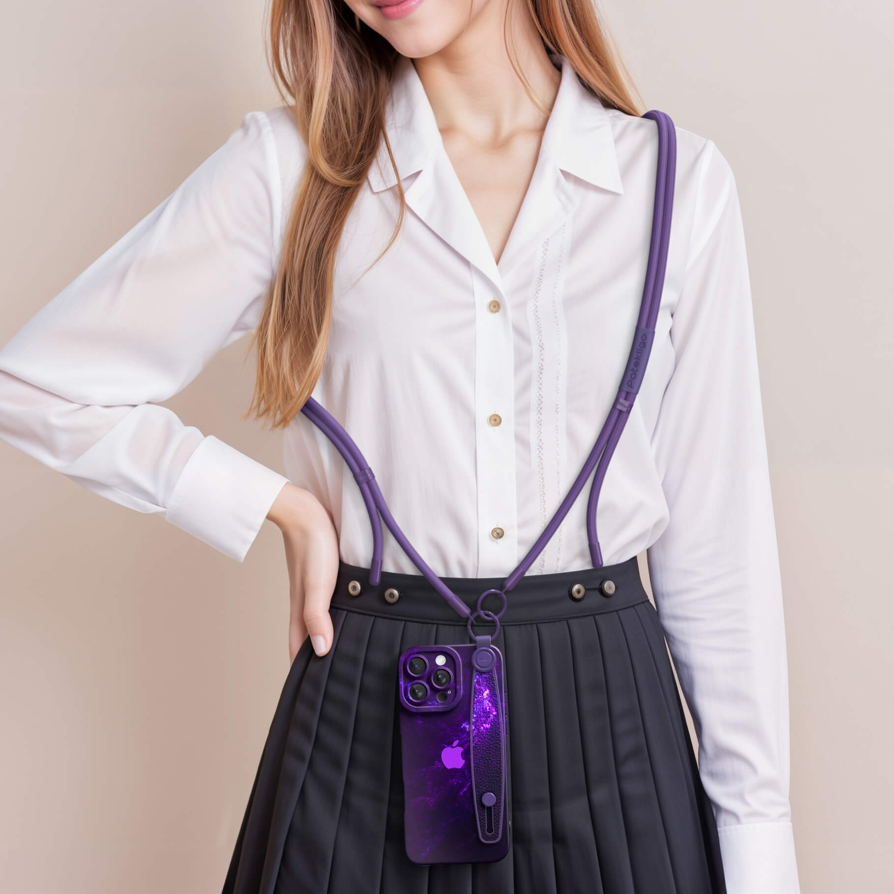 Purple Lifeform | iPhone Series Multifunctional Wristband Case