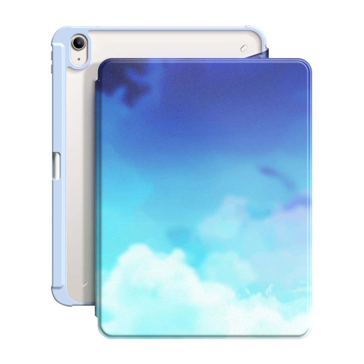 Sky Blue | iPad Series Snap 360° Stand Impact Resistant Case