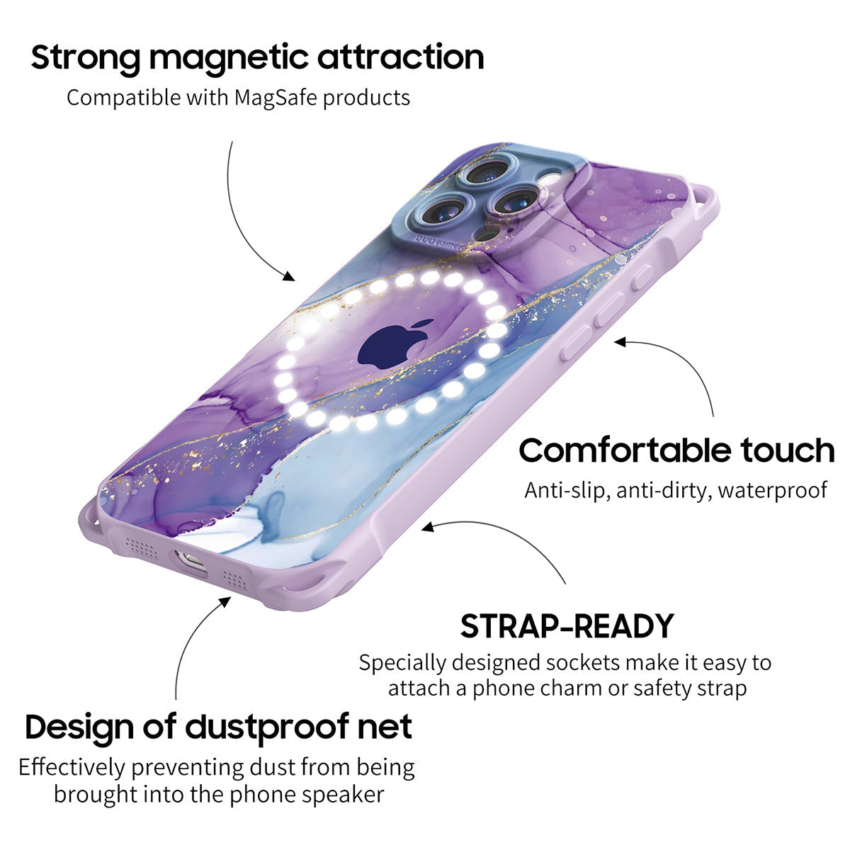 Broken Agate Green | iPhone Series Ultra Impact Resistant Protective Case