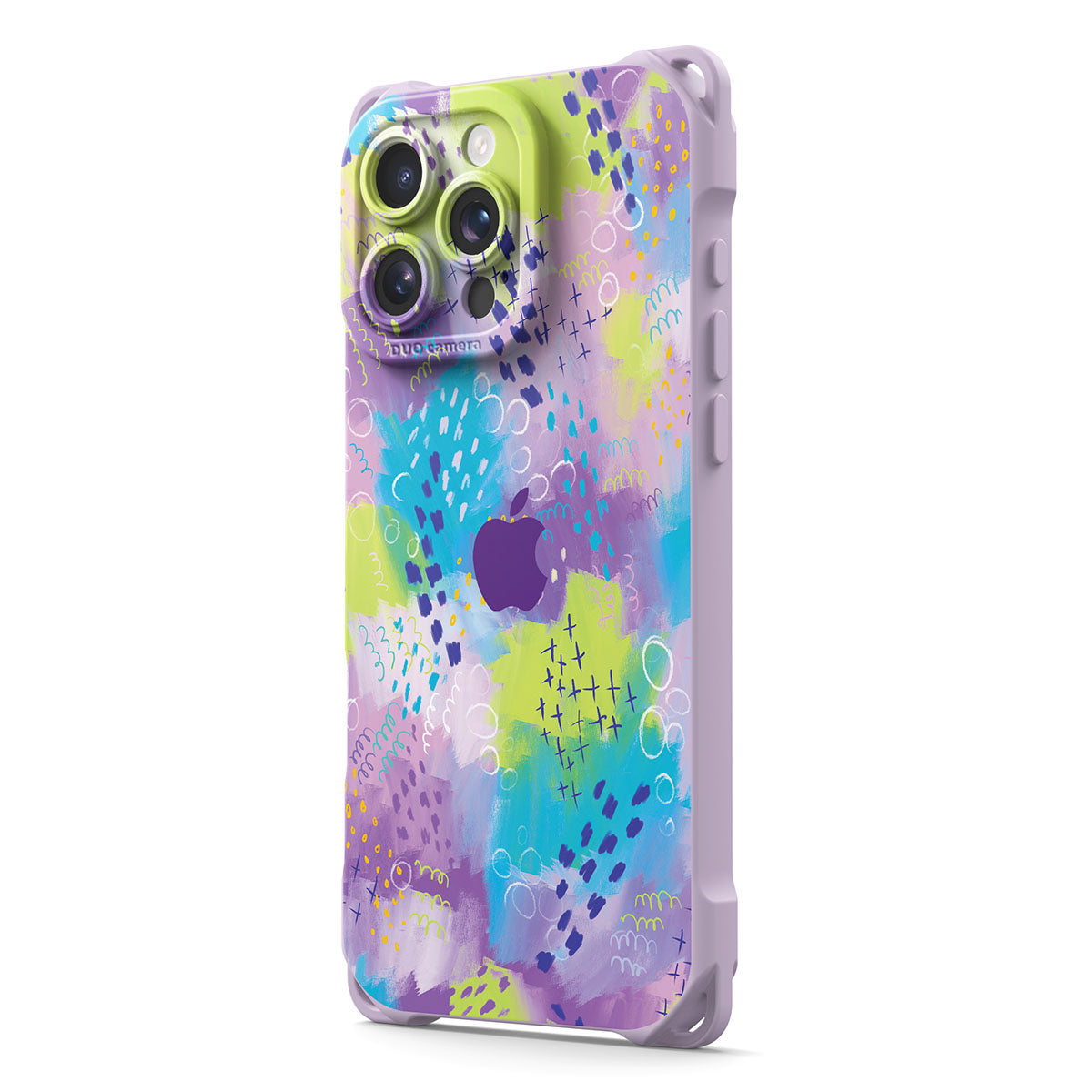 Fluttering-Lavender | iPhone Series Ultra Impact Resistant Protective Case
