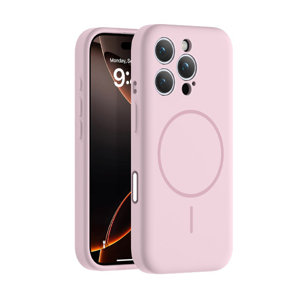 Pink | iPhone All-inclusive silicone Mafsafe Case