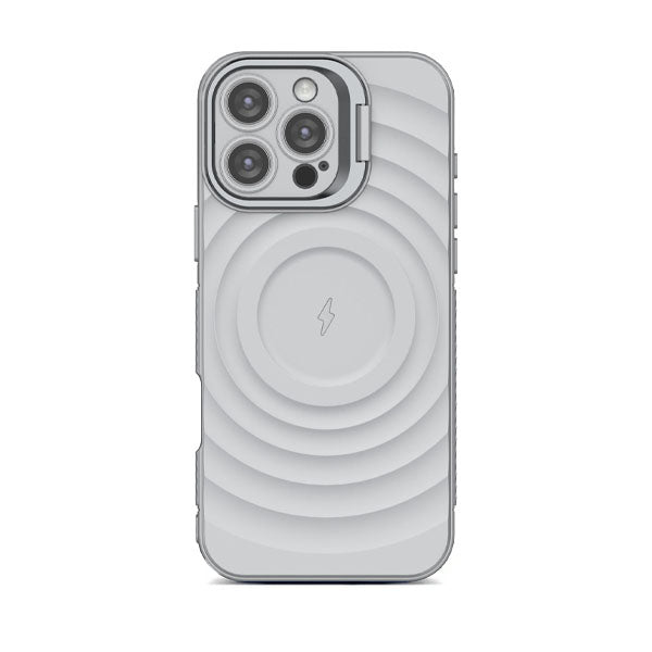 Grey | iPhone Ripple TPU Lens Bracket Case