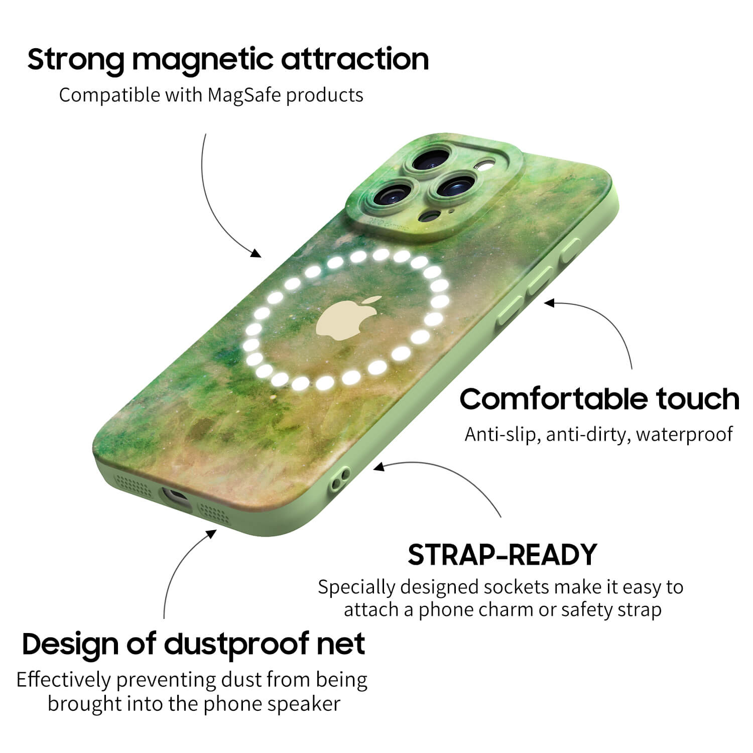 Green Pluto Nebula | IPhone Series Impact Resistant Protective Case