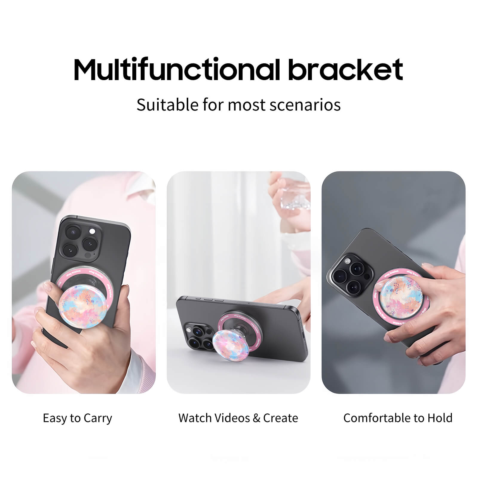 Lotus Flower | Air Bag Grip For MagSafe