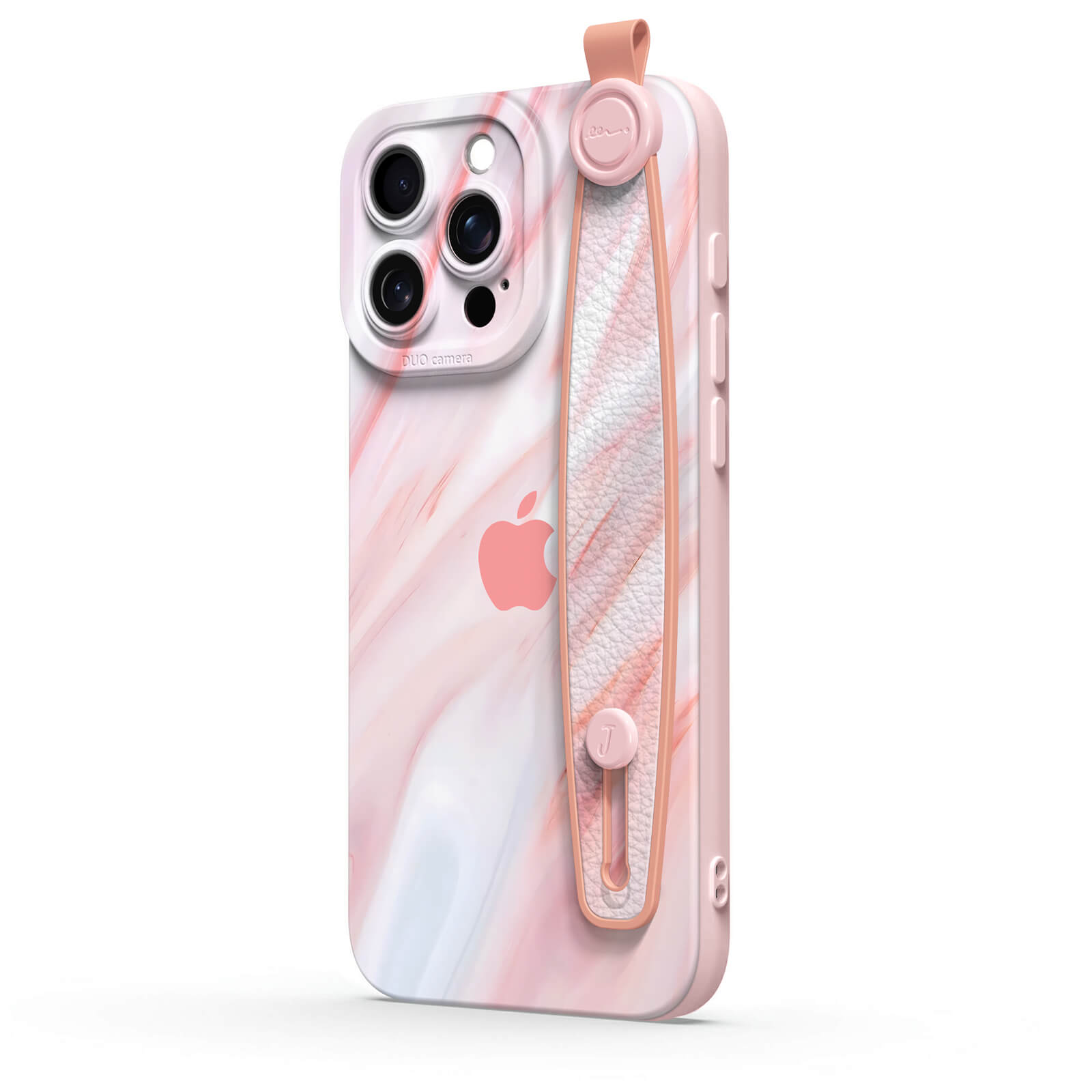 Pink Jade | iPhone Series Multifunctional Wristband Case