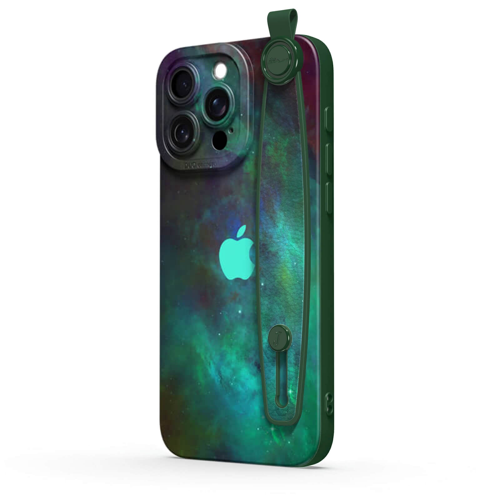 Green Pluto Nebula | iPhone Series Multifunctional Wristband Case