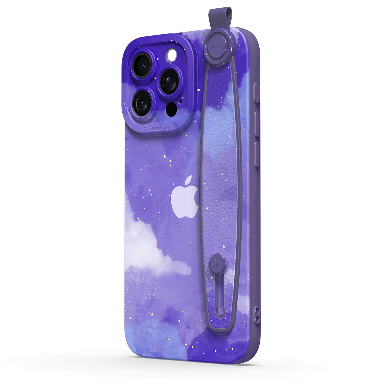 Astral Purple Blue | iPhone Series Multifunctional Wristband Case