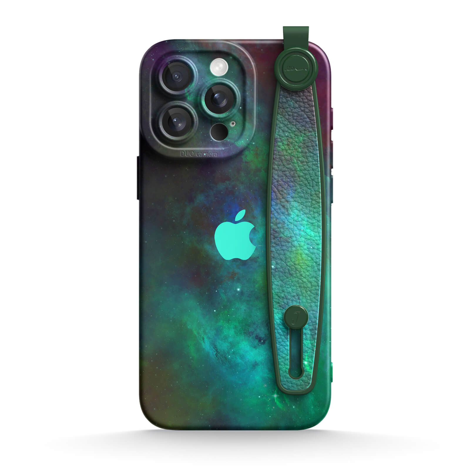 Green Pluto Nebula | iPhone Series Multifunctional Wristband Case