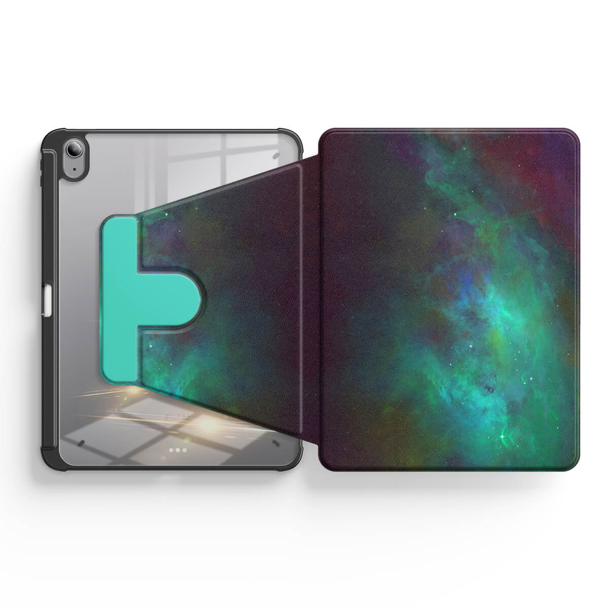 Green Pluto Nebula | iPad Series Snap 360° Stand Impact Resistant Case