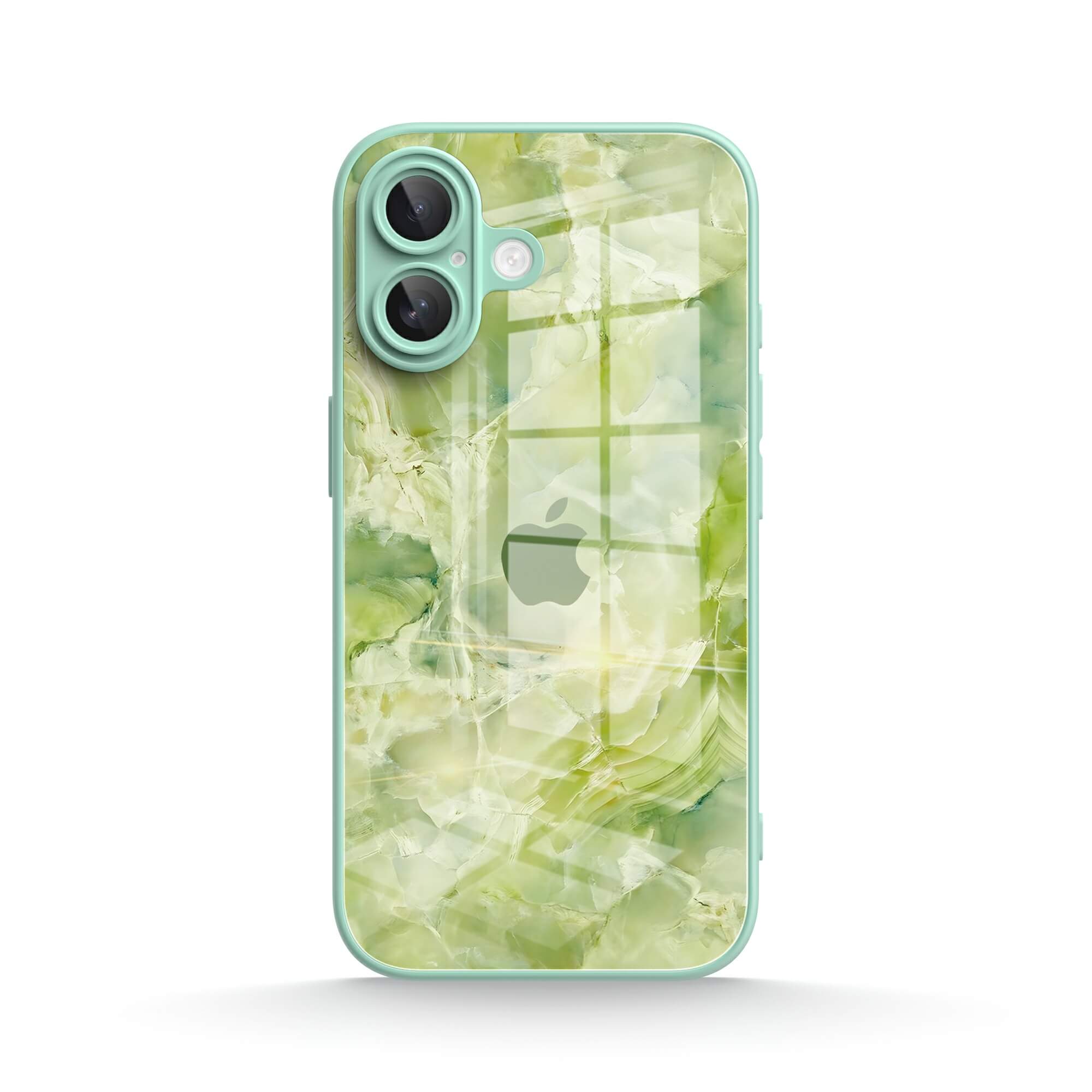 Ice Flower Jade | IPhone Series Impact Resistant Protective Case