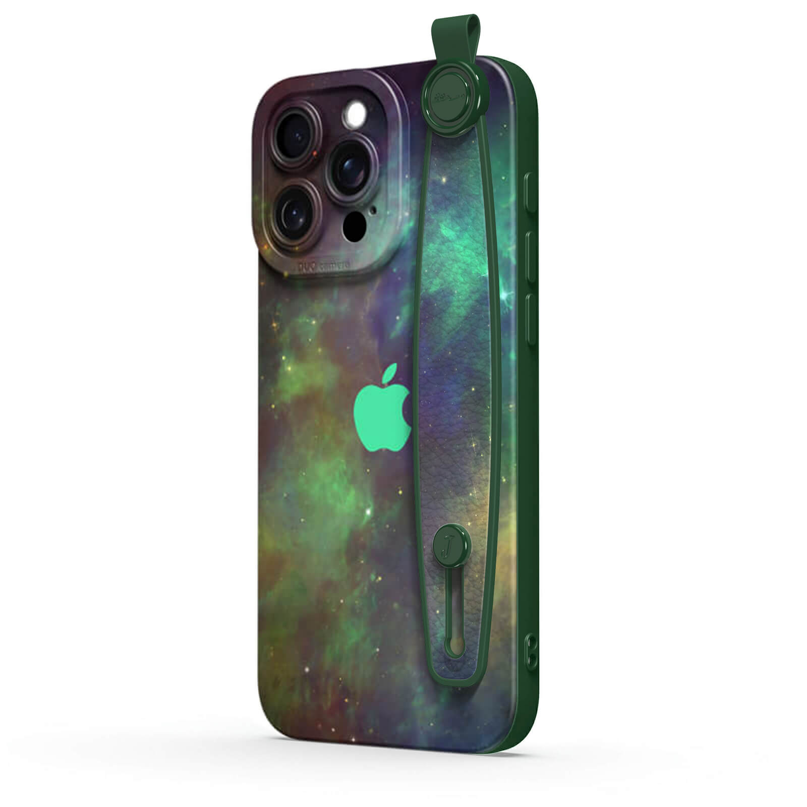 Turquoise Nebula | iPhone Series Multifunctional Wristband Case