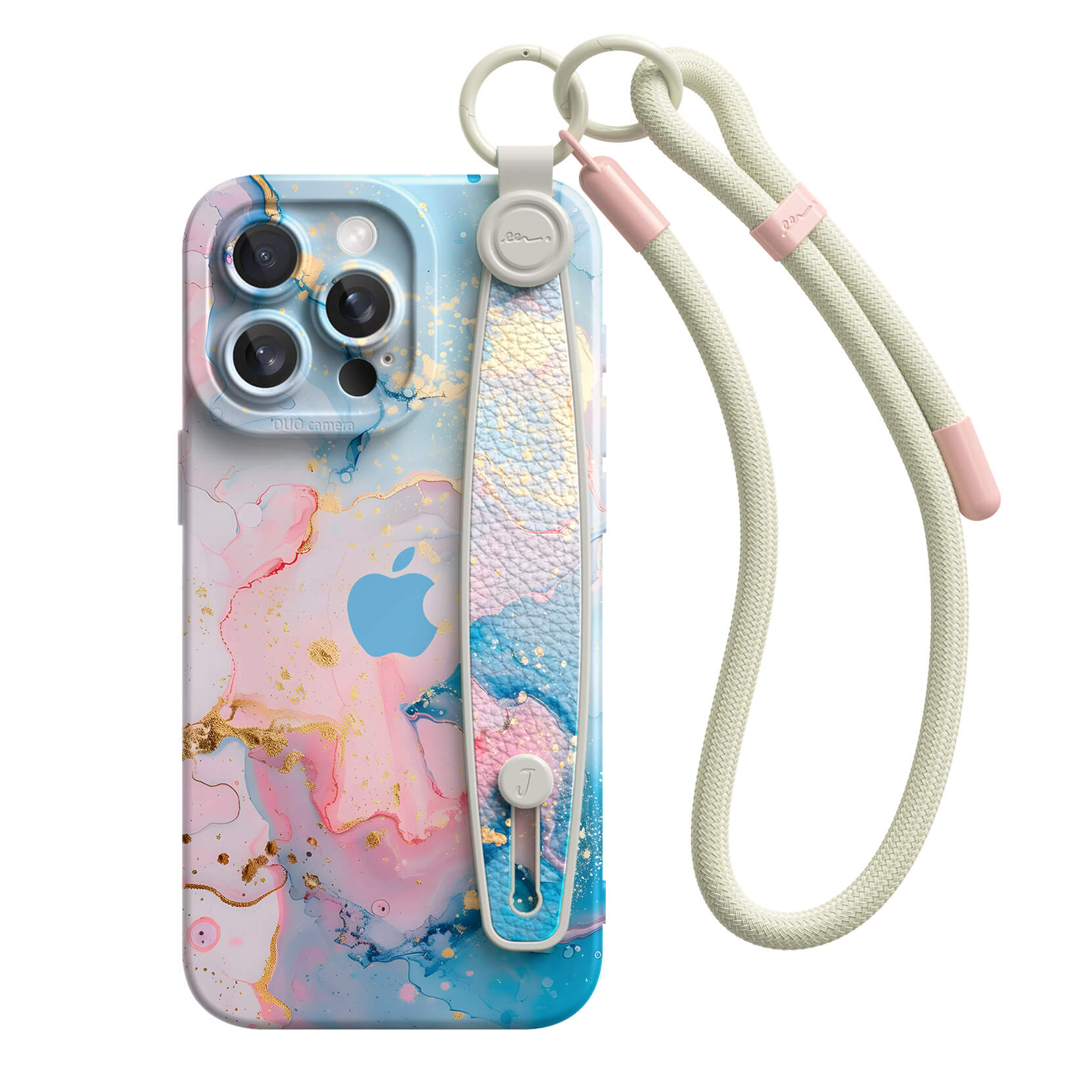 Colorful Jade | iPhone Series Multifunctional Wristband Case