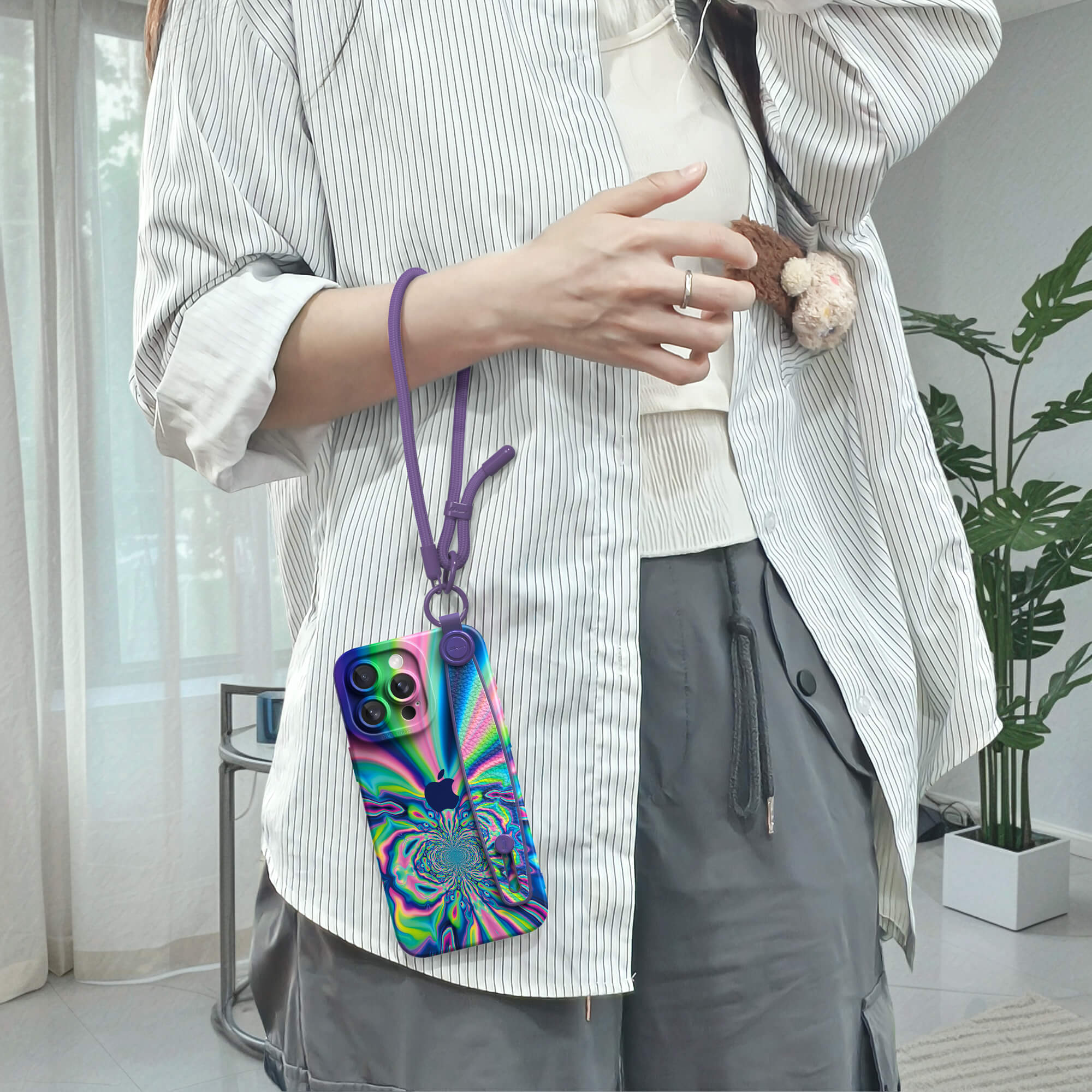 Hallucination | iPhone Series Multifunctional Wristband Case