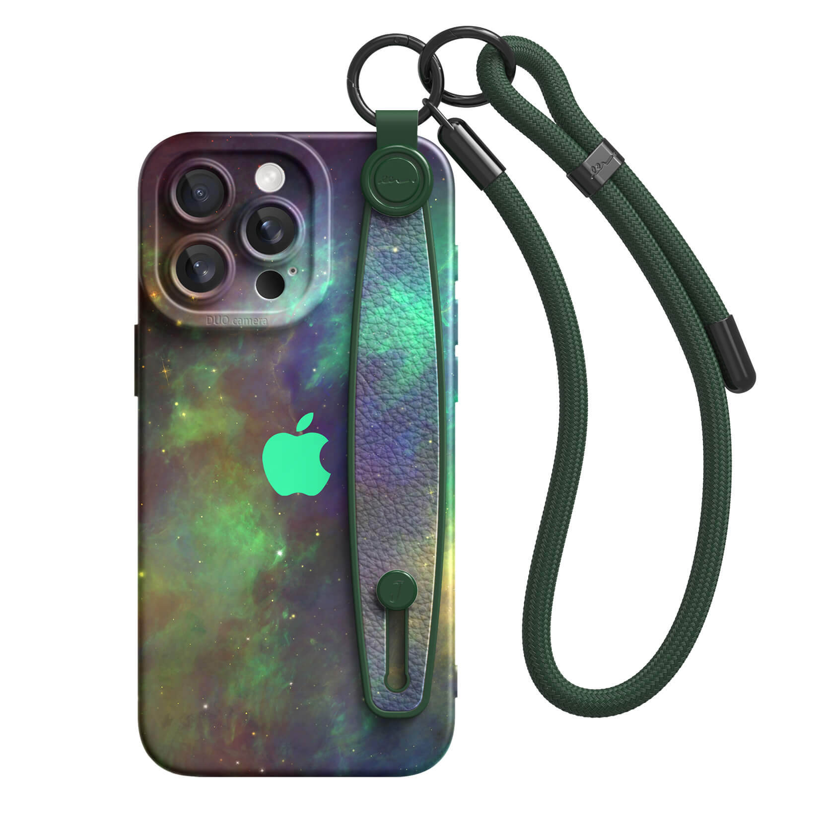 Turquoise Nebula | iPhone Series Multifunctional Wristband Case