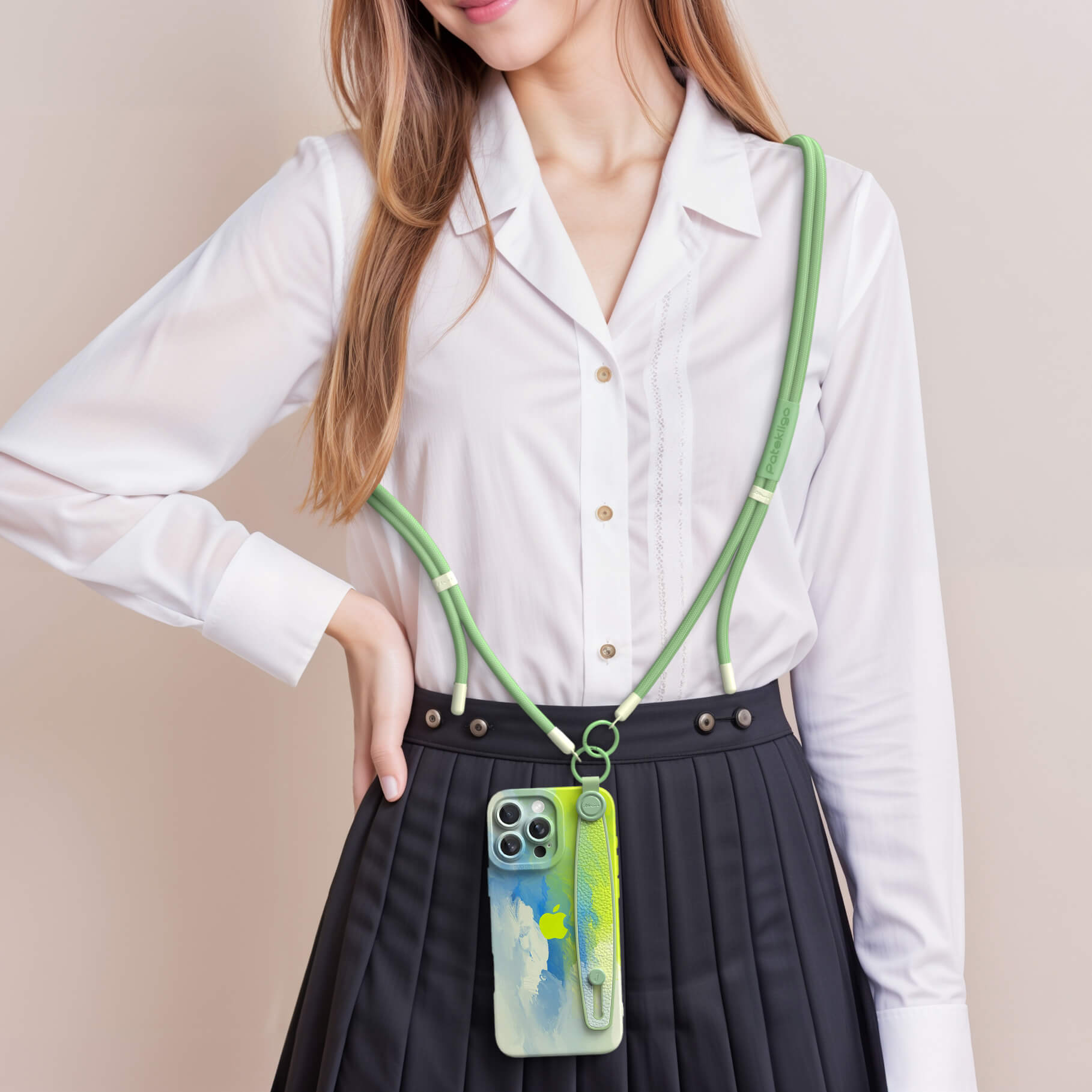 Grassland Green | iPhone Series Multifunctional Wristband Case