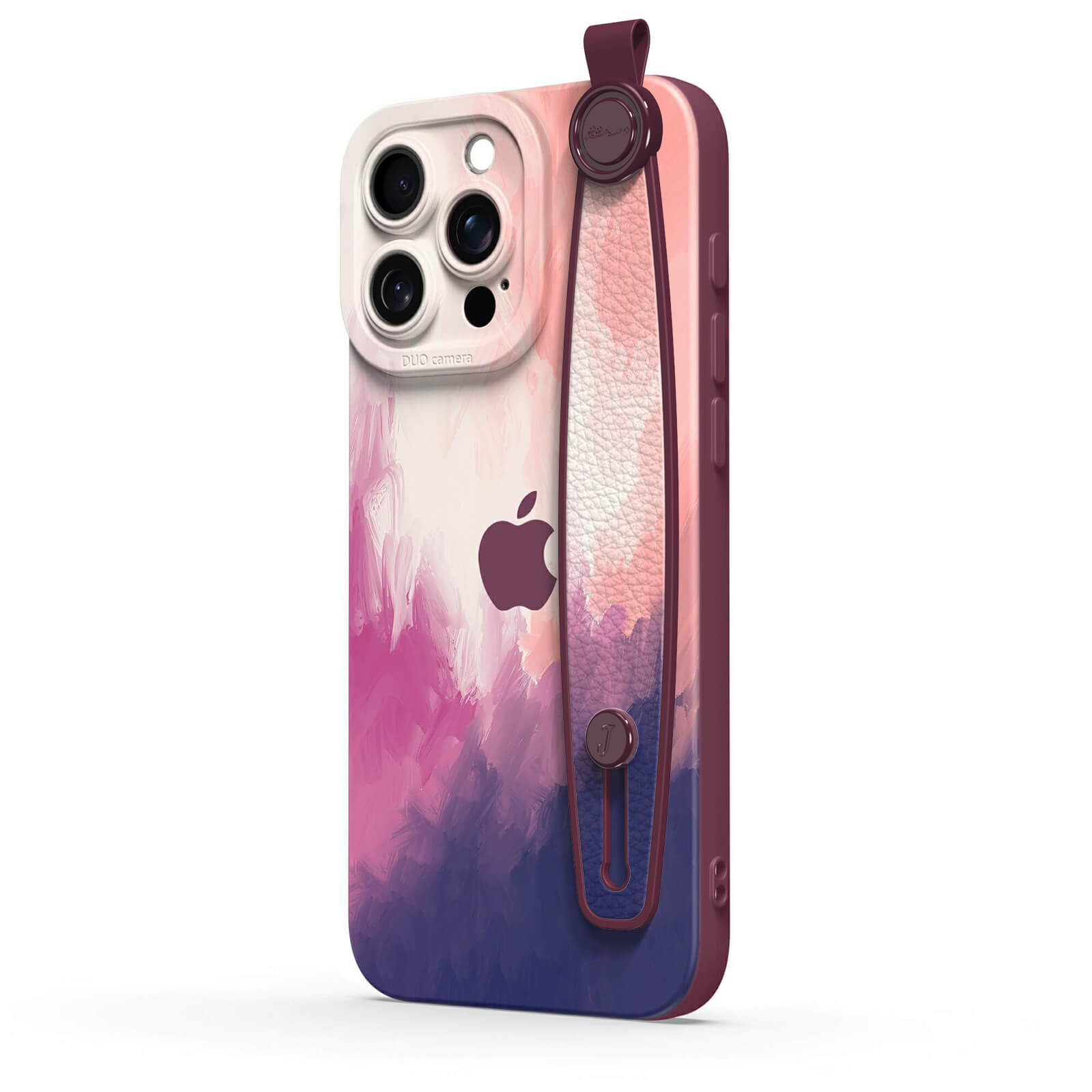 Berry Color | iPhone Series Multifunctional Wristband Case