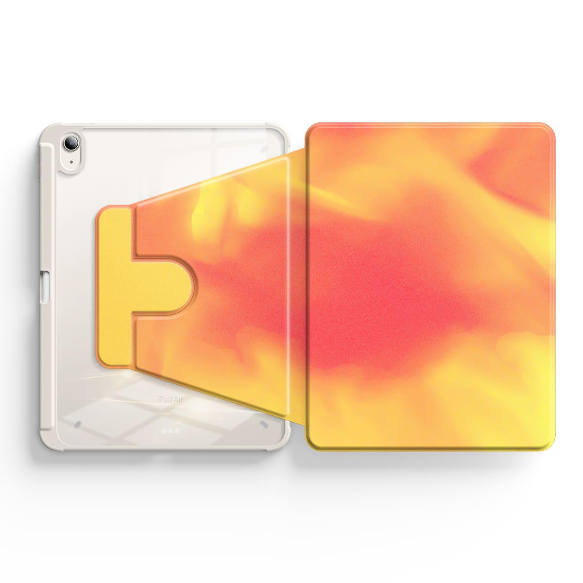 Fire Smoke Cloud | iPad Series Snap 360° Stand Impact Resistant Case