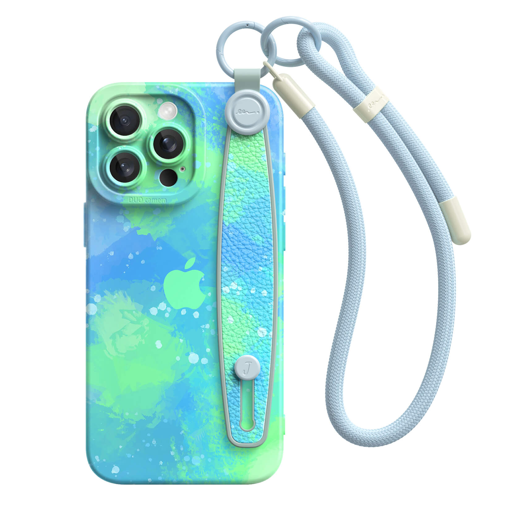 Fluorescent Jellyfish | iPhone Series Multifunctional Wristband Case