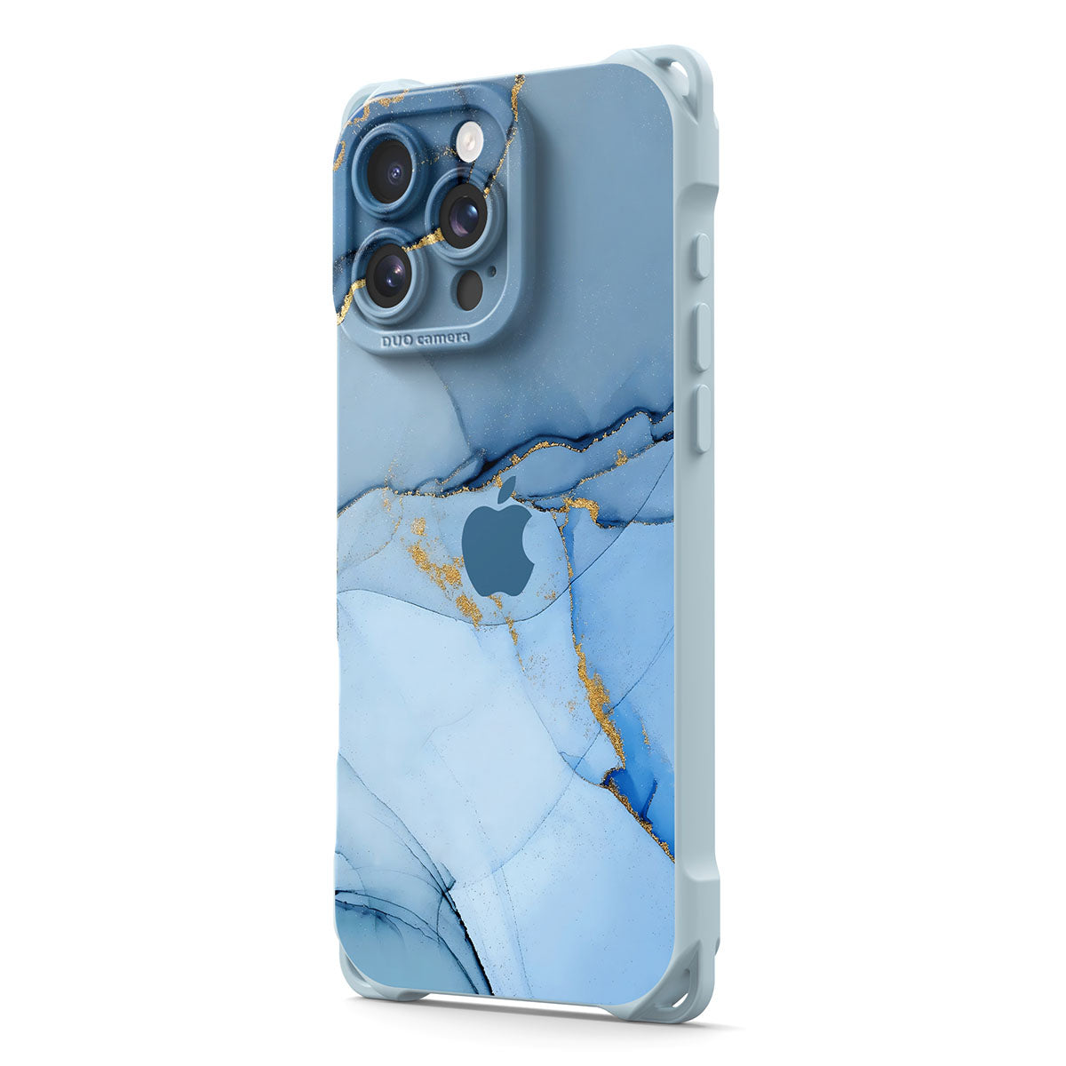 Gold Crack Blue | iPhone Series Ultra Impact Resistant Protective Case