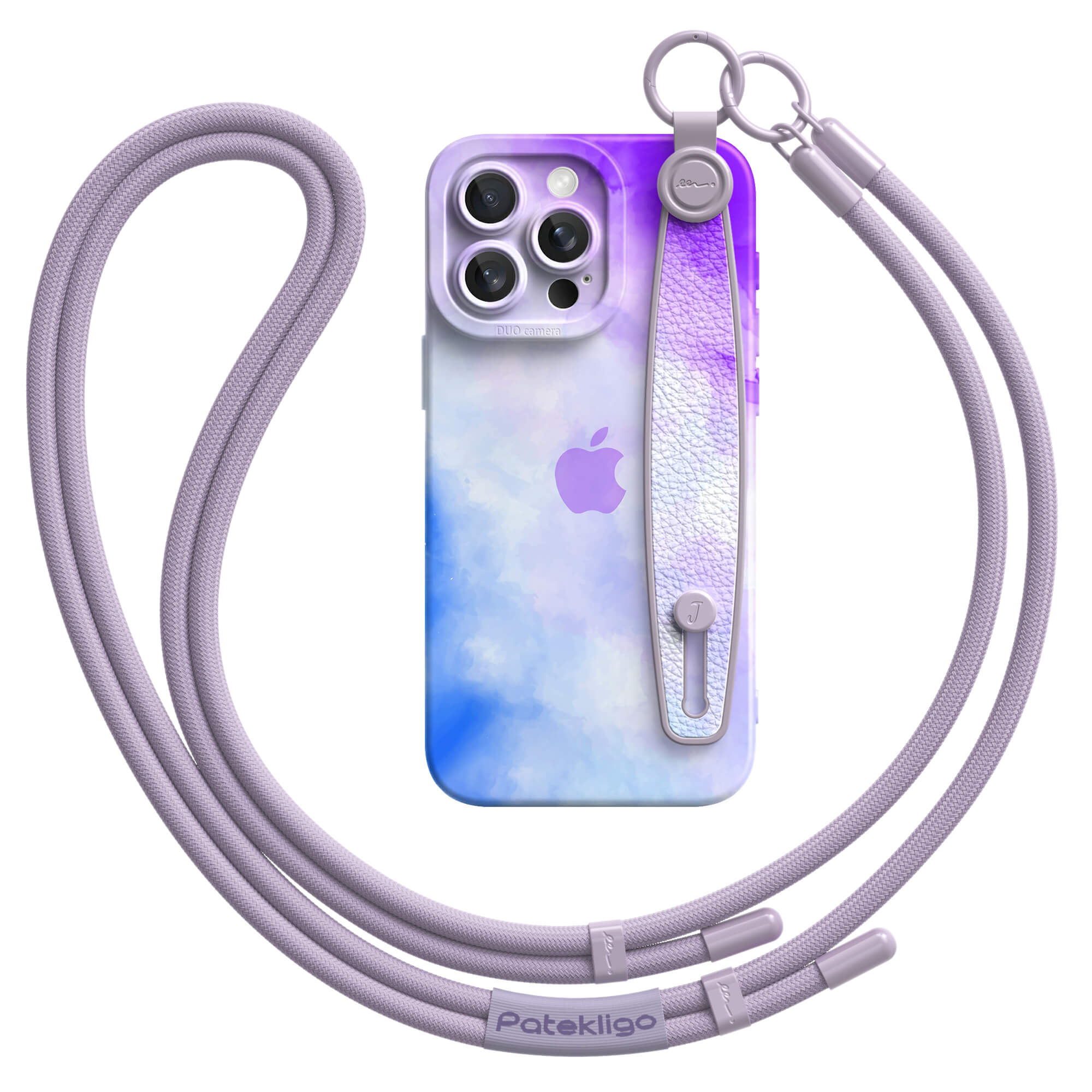 Purple Blue | iPhone Series Multifunctional Wristband Case