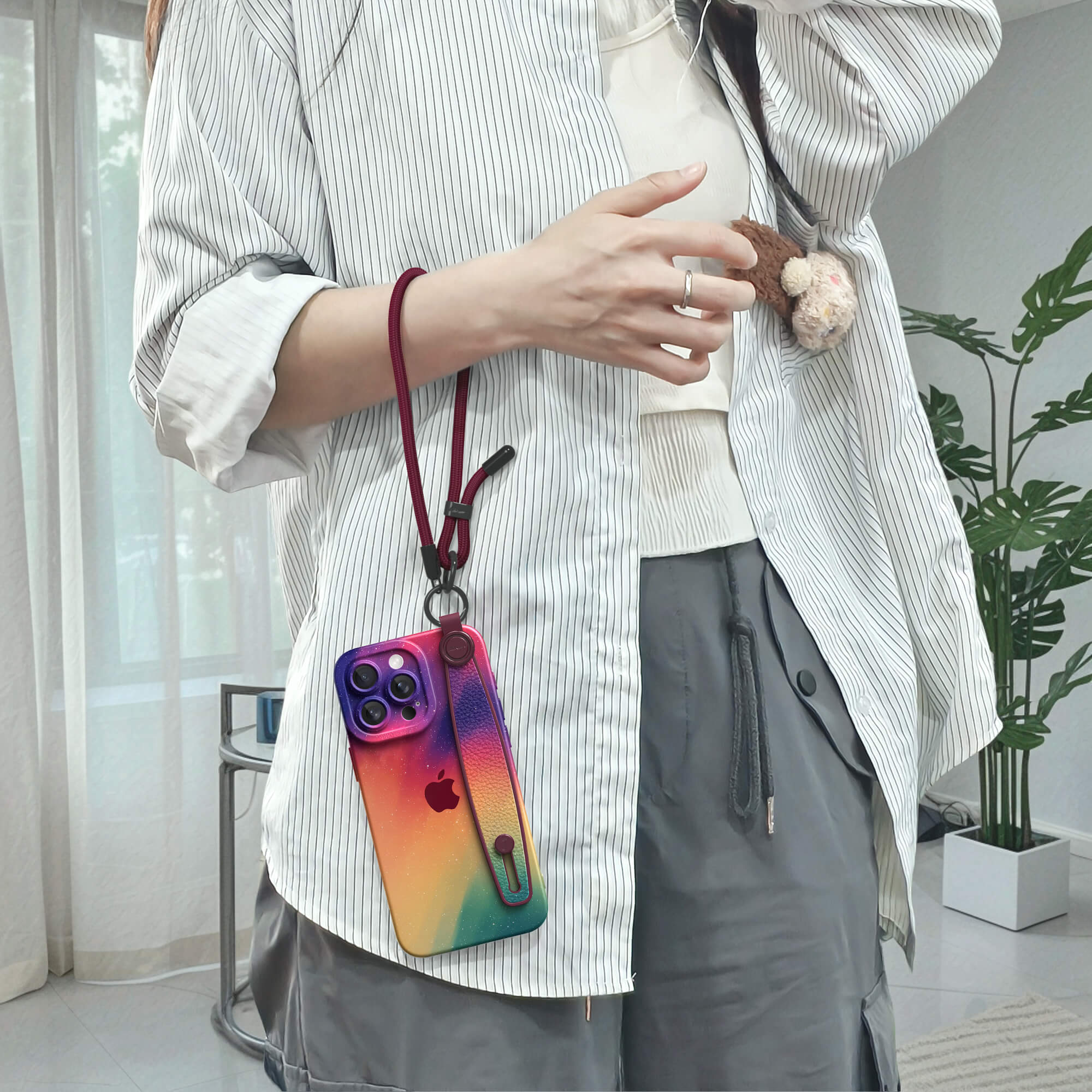 Polar Clouds-Dream | iPhone Series Multifunctional Wristband Case