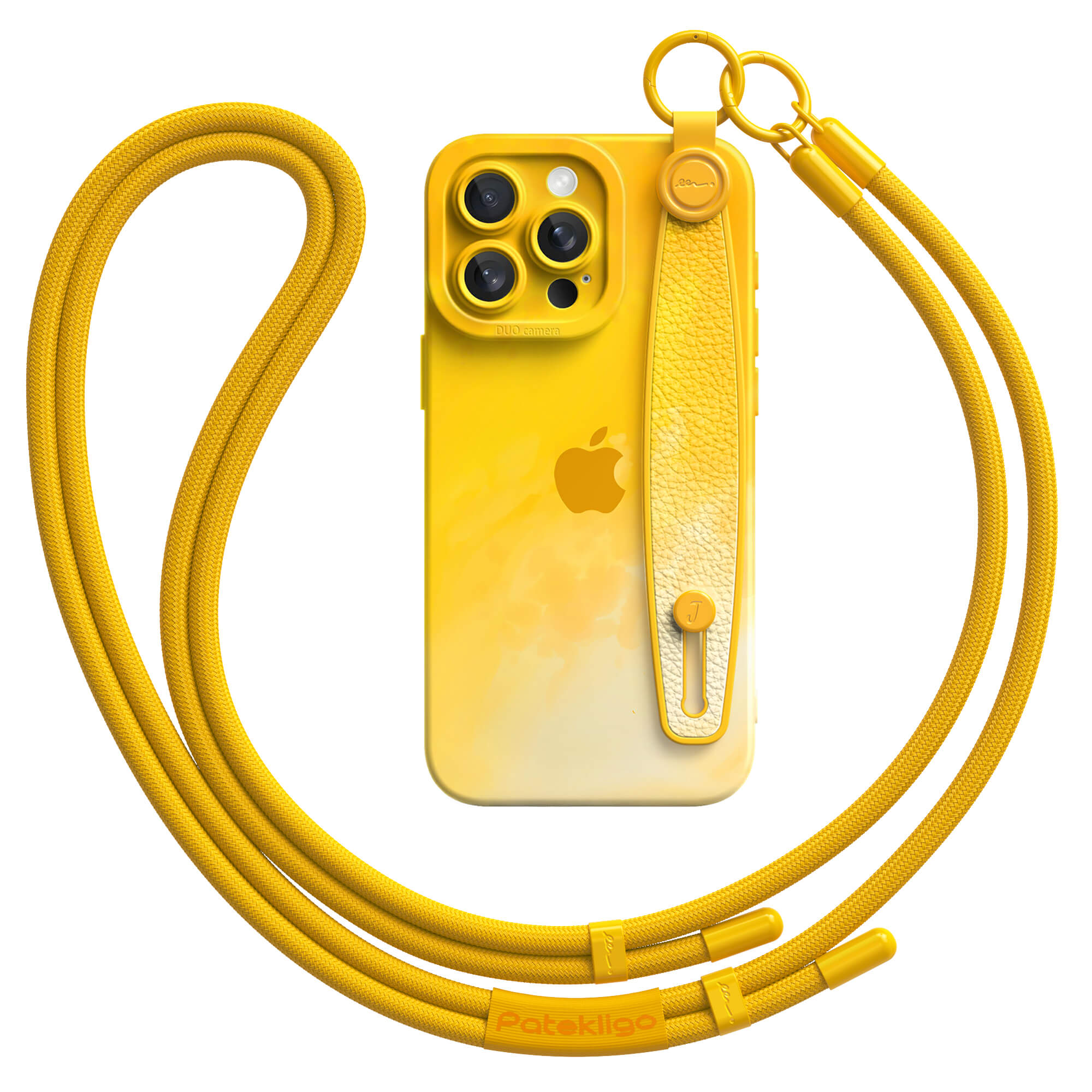 Bright Yellow | iPhone Series Multifunctional Wristband Case