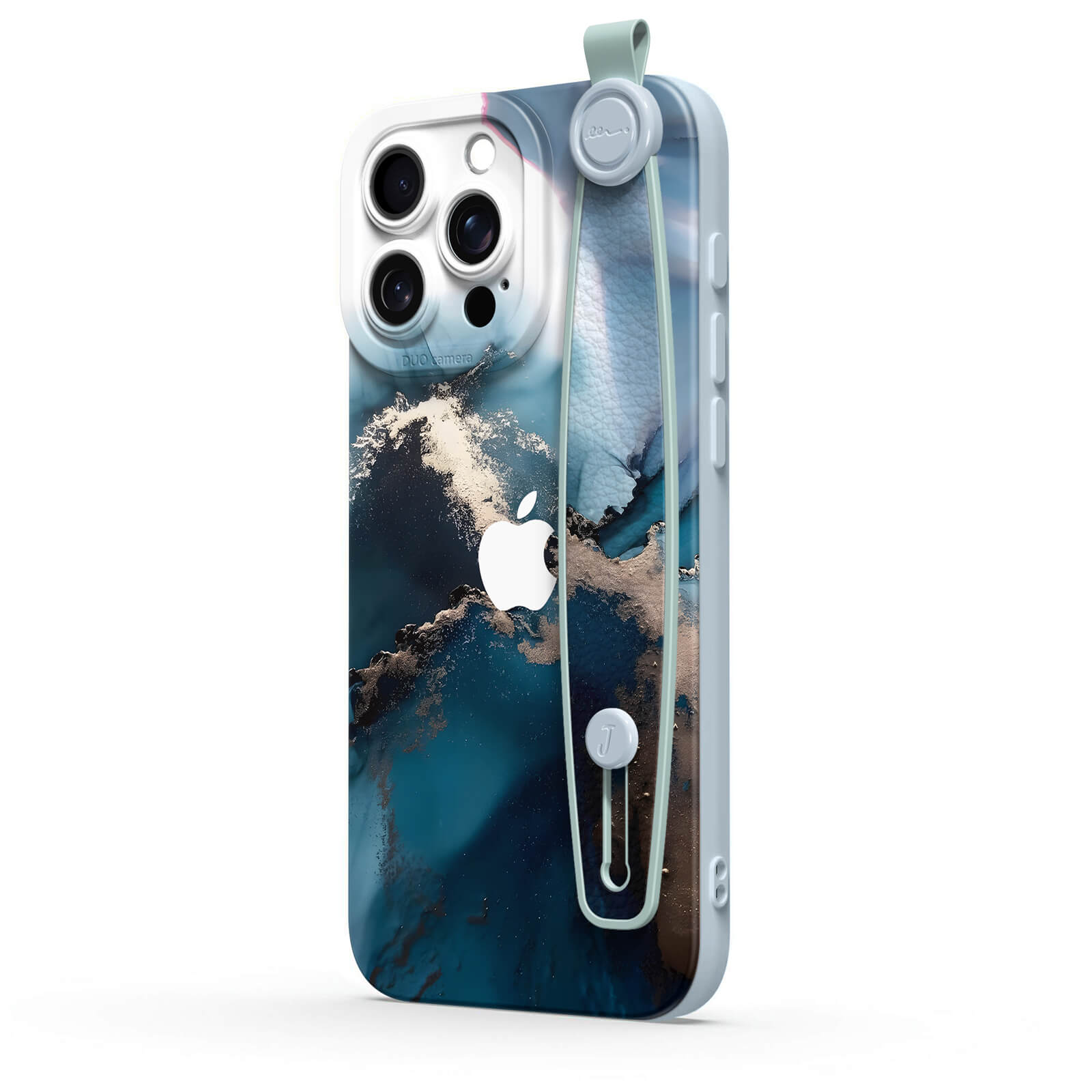 Glacier Jade | iPhone Series Multifunctional Wristband Case